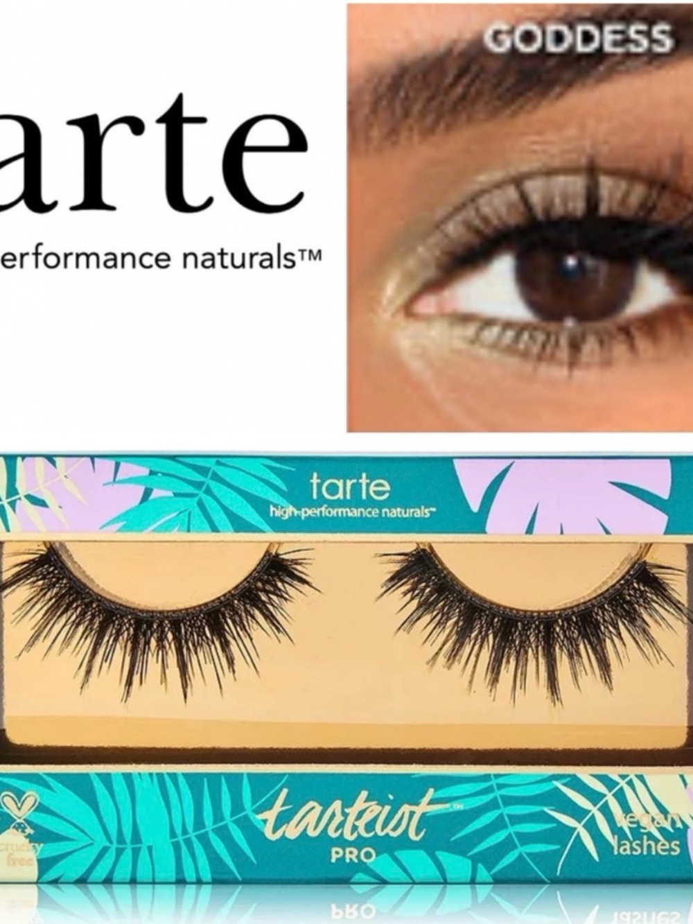 TARTE Tartiest PRO 3D Black Flutter Lashes GODDESS